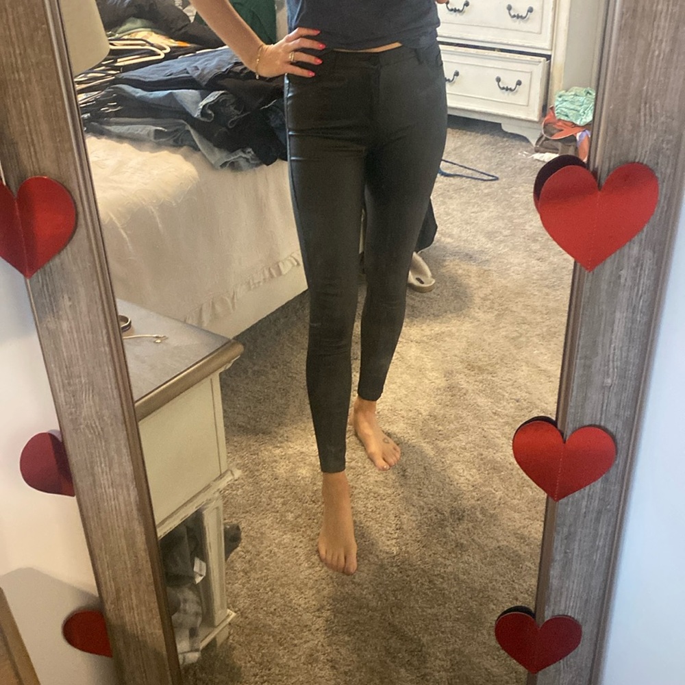 Faux Leather Pants